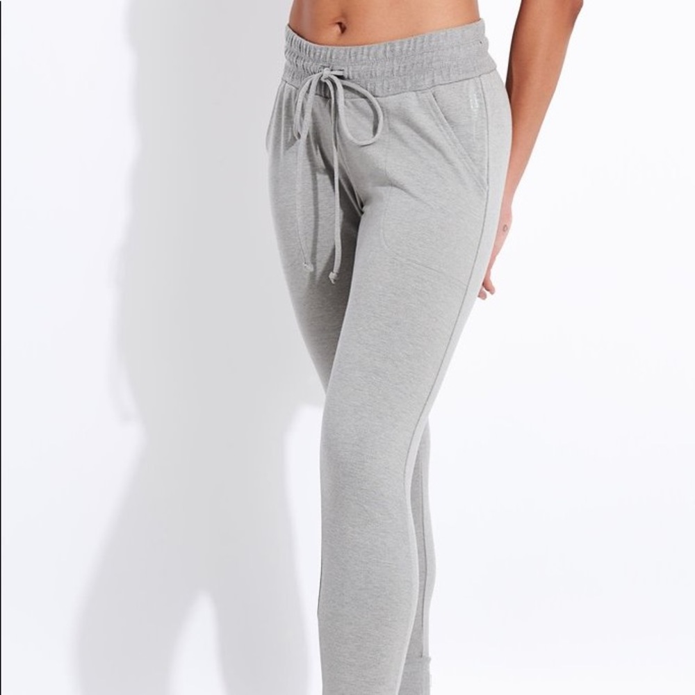 Free People Movement Grey Combo Sunny Skinny Swcat
